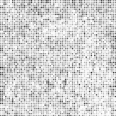 Abstract halftone texture. Chaotic background of black dots on white