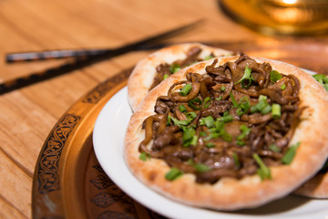 árabe, esfiha, food