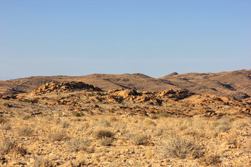 The scenic Namib Naukluft Park in Namibia.