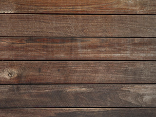 Dark brown wooden background texture.