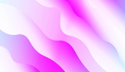 Template Modern Background With Curves Lines. Design For Cover Page, Poster, Banner Of Websites. Vector Illustration with Color Gradient.