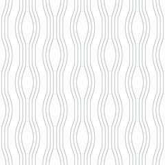 Monochrome line seamless patterns. Vector geometric background