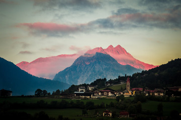 Sunrise in the Mountains