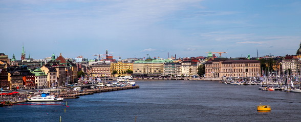 Fototapeta premium Panoramic view of Stockholm