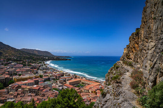 Gorgeous view from Rocca di Cefalu in Sicily