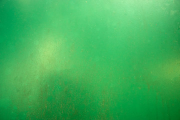 Fototapeta premium Grunge green iron texture with scratches for background