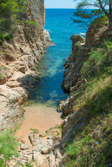 Panoramic view of Cala Canayet