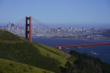 Golden Gate Bridge, San Francisco, California.