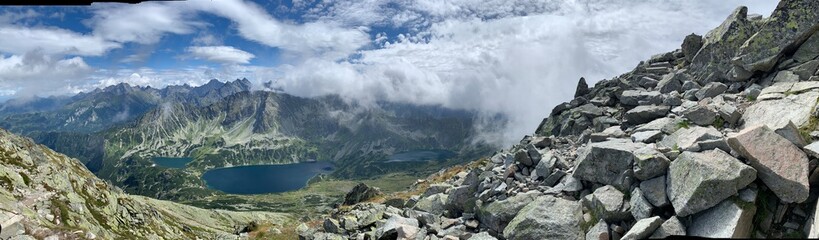 Lakes in mountains