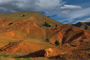 Kyrgyzstan. North-Eastern part of the Pamir tract between the villages of Sary-Tash and Gulcha.
