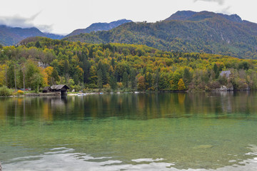 Beautiful landscape in Slovenia, in the fall