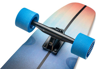 tail of cruising longboard