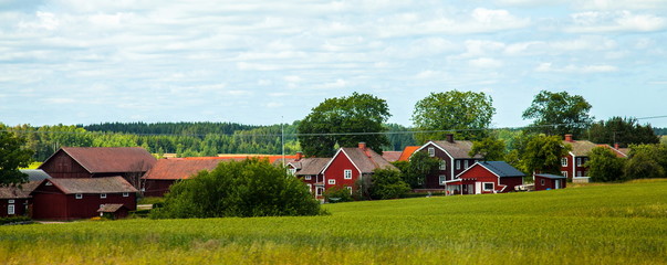 Obraz premium Rural settlement