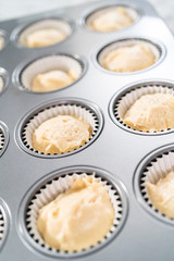 Baking cupcakes