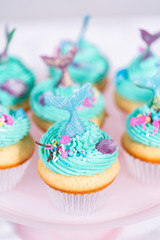 Mermaid cupcakes