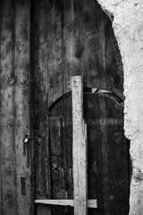 An old door in the old medina of Marrakesh, Morocco