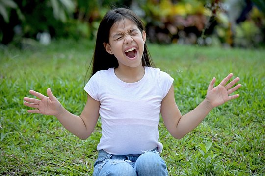 A Startled Petite Female