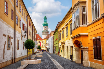 Fototapeta na wymiar Sopron historical Old town, Hungary