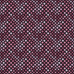 Geometrical abstract diagonal square pattern background - pink vector graphic
