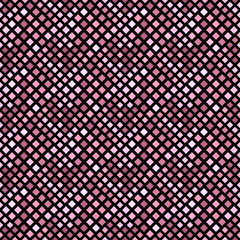 Geometrical abstract diagonal square pattern background - pink vector graphic