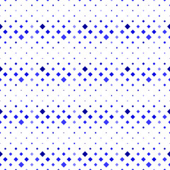 Seamless abstract diagonal square pattern background - blue vector illustration from squares