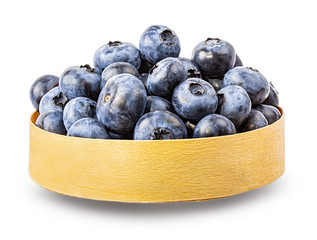Blueberreis isolated on white background with clipping path