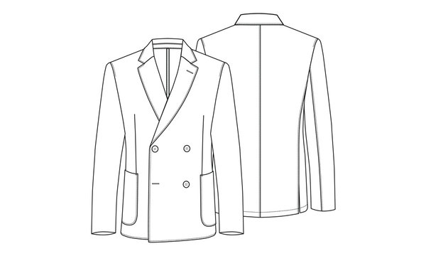 mens doublebreasted jacket