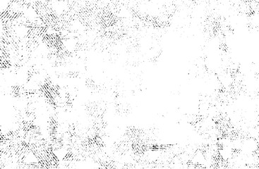 Abstract vector noise. Small particles of debris and dust. Distressed uneven background. Grunge texture overlay with fine grains isolated on white background. Vector illustration. EPS10.