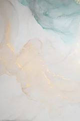 Das Bild ist mit Alkoholtinte gemalt. Kreative abstrakte Kunstwerke mit durchscheinenden Tintenfarben. Trendige Tapete. Abstrakte Malerei, kann als Hintergrund für Tapeten, Poster, Websites verwendet werden. © Mari Dein