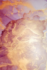 Naklejka premium The picture is painted in alcohol ink. Creative abstract artwork made with translucent ink colors. Trendy wallpaper. Abstract painting, can be used as a background for wallpapers, posters, websites.