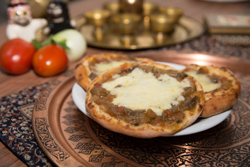 árabe, esfiha, food