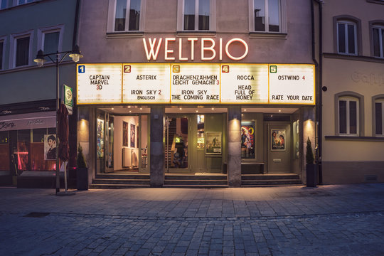 Weltbio Kino-Center of Schweinfurt town