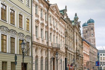 Fototapeta premium Street in Munich, Germany