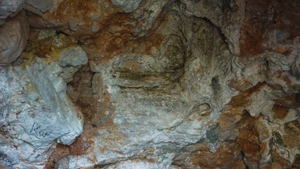 Stones texture and background. Crimea Rock texture