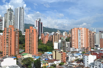Fototapeta na wymiar Bucaramanga Colombia buildings 01