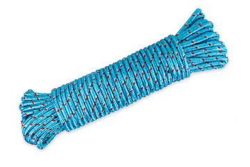 Coiled Nylon Rope . Used to hold or dry things.