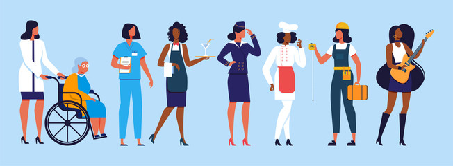 Diverse International and Interracial Women Group