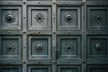 door decoration closeup