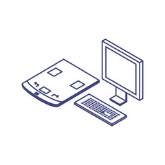 destop computer with designer tablet