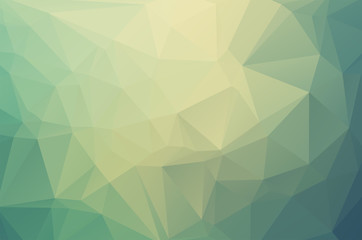 Soft green Low poly crystal background. Polygon design pattern. soft green Low poly vector illustration, low polygon background.
