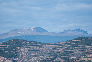 Fototapeta na wymiar Sierra Nevada in its purest form (Spain)