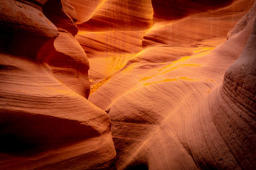 Amazing red, orange and purple colors in Lower Antelope, Arizona. United States