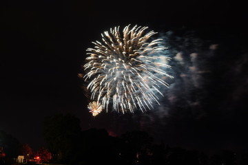 Fire works of 4th of July