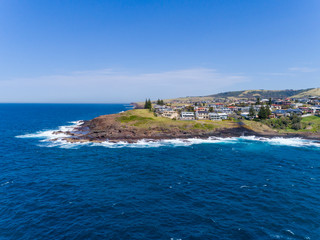 Fototapeta na wymiar Kaleula Head in Kiama on the New South Wales south coast in Australia