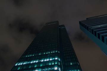 skyscraper night