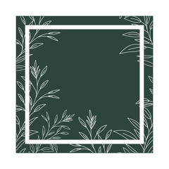 Naklejka premium pattern plants and herbs isolated icon
