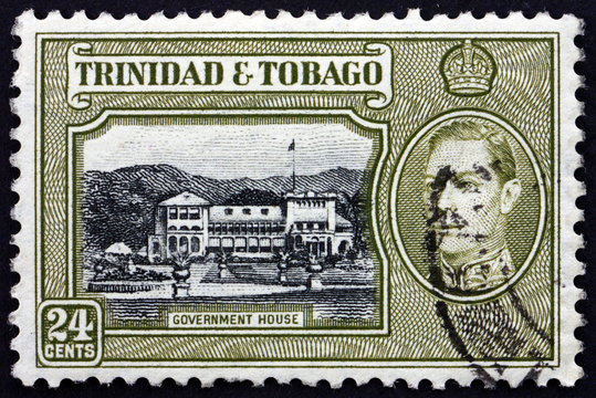 Postage stamp Trinidad and Tobago 1938 government house