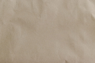 Brown wrinkle recycle paper background. Paper texture