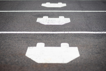 Parking symbol for electric cars, indicating charging stations - 285730927
