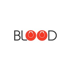 Blood Donation logo design vector